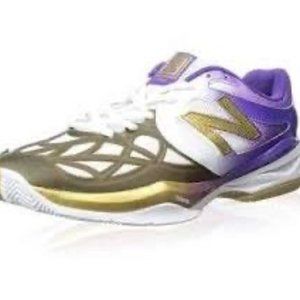 New Balance 996 Gold Crown Revlite Women's Running Shoe  Gold and Purple